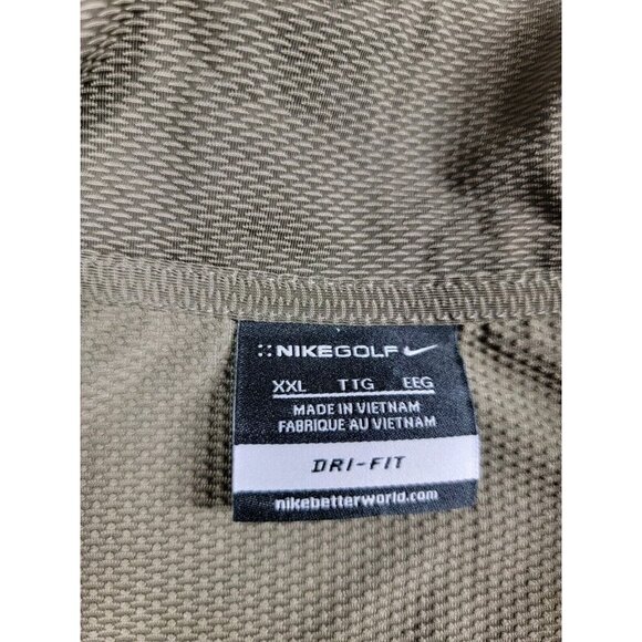 Nike Golf Dri-Fit Polo Shirt 2XL Men's weave‎ pattern Wolves Basketball - Picture 6 of 8